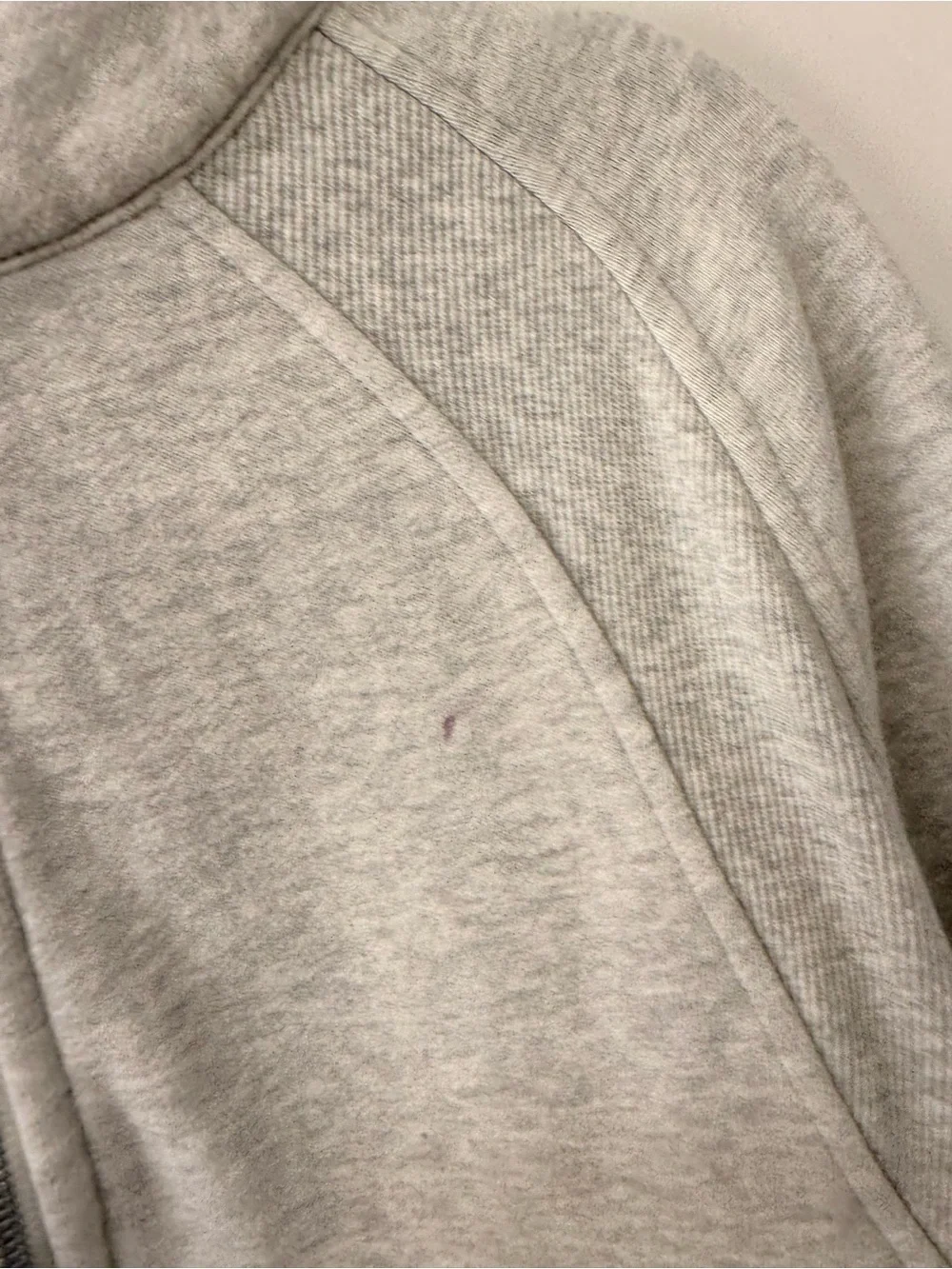 lululemon athletica Light Gray Half-Zip Hooded Pullover - Picture 2 of 8